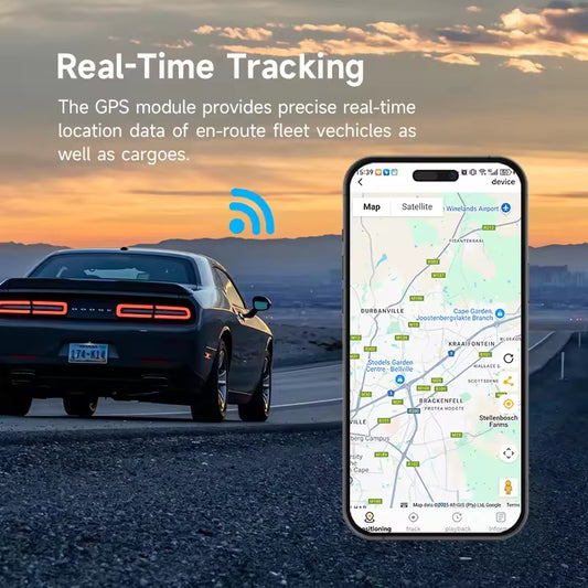 Plug-and-Play OBD Port GPS Tracker Realtime Car Waterproof Overspeed Alarm 4G/2G Network Google Track Playback PC GPS WIFI