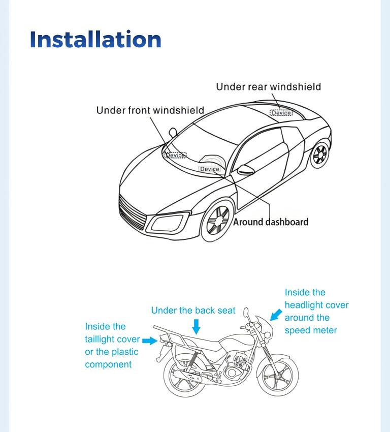 TK003 Car GPS tracker With Relay to Cut off the Engine Vehicle Tracking Device for Car Bike Motorcycle Real-Time Tracking