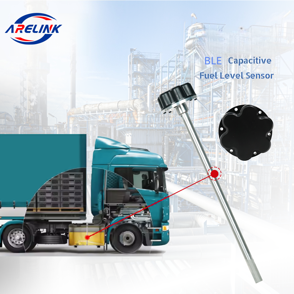 Wireless BLE Fuel Sensor & 4G GPS Tracker Kit | Real-time Fuel Level Monitoring and Tracking for Fleet, with Anti-Theft Alert