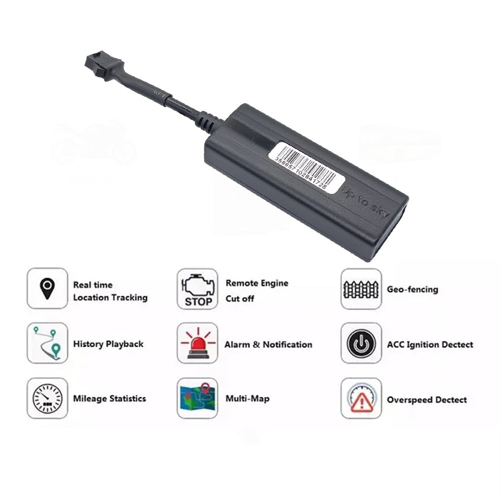 TK003 2G Mini GPS Tracker, Waterproof Anti-Theft Vehicle GPS Locator for Car Motorcycle Fleet Management